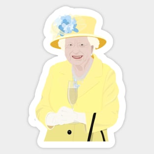 Queen Elizabeth II Sticker